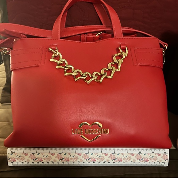 Moschino Red Large Bag